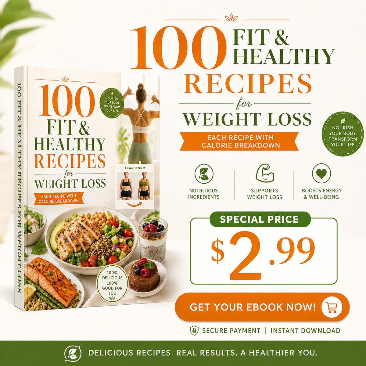 100 fit healthy recipes ebook